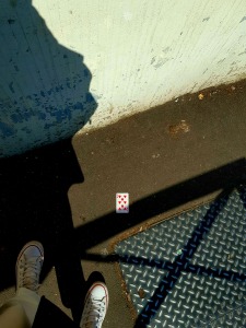 carte de coeur dans la rue