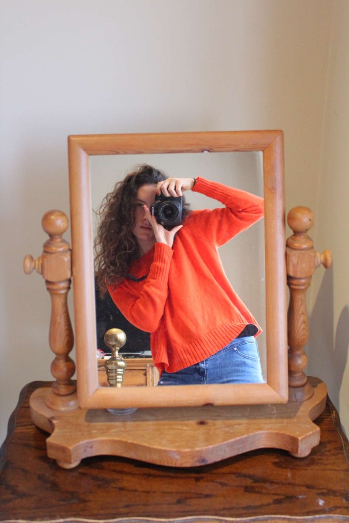 photographe dans un miroir